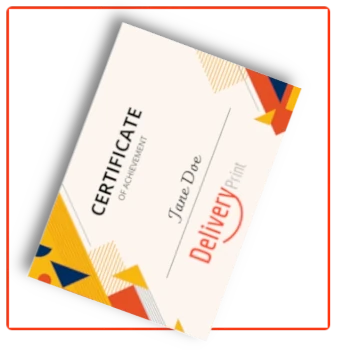 impressão de certificados