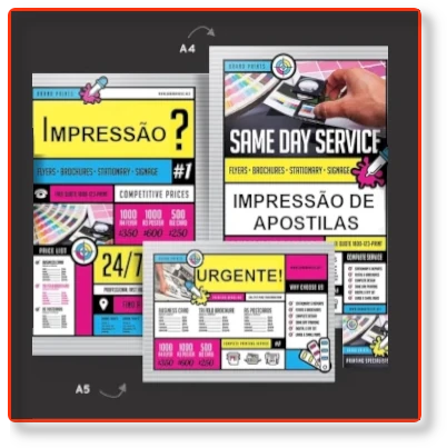 impressão com entrega no centro